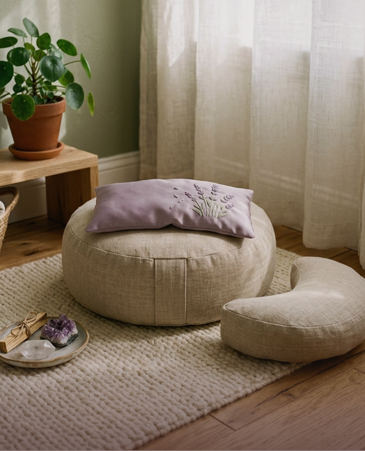 Meditation Cushions & Eye Pillows