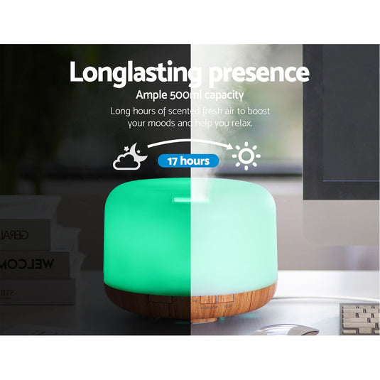 Translation missing: en.Devanti Aroma Diffuser Aromatherapy Humidifier 500ml
