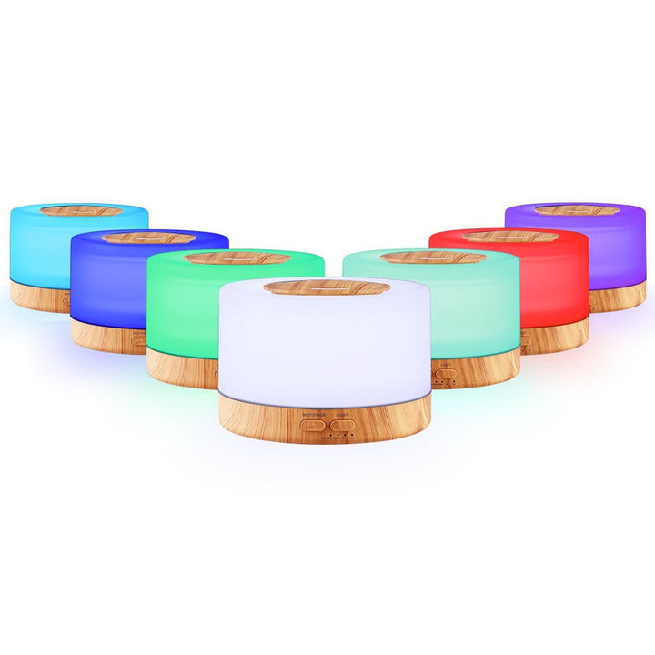 Translation missing: en.Devanti Aroma Diffuser Aromatherapy Light Wood 500ml
