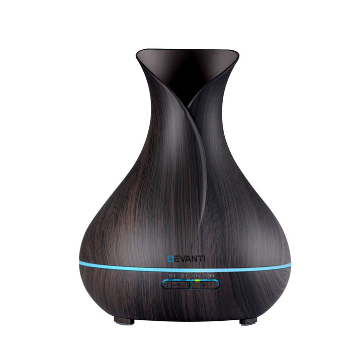 Translation missing: en.Devanti Aroma Diffuser Aromatherapy Dark Wood 400ml