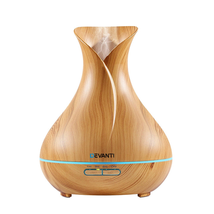 Translation missing: en.Devanti Aroma Diffuser Aromatherapy Light Wood 400ml