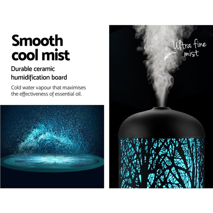 Translation missing: en.Devanti Aroma Diffuser Aromatherapy Black 160ml