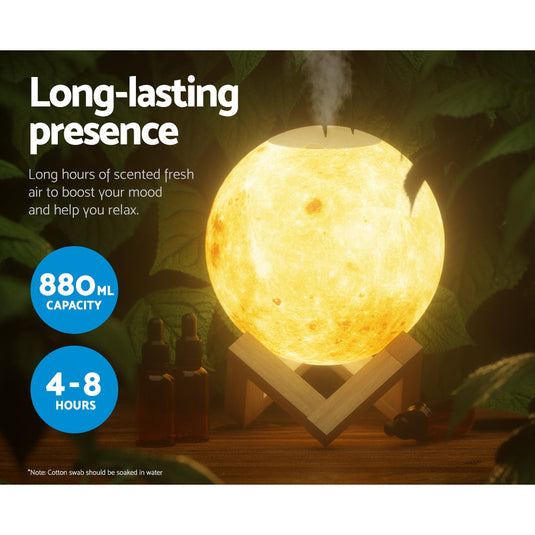 Translation missing: en.Devanti Aroma Diffuser Aromatherapy Moon Lamp 880ml
