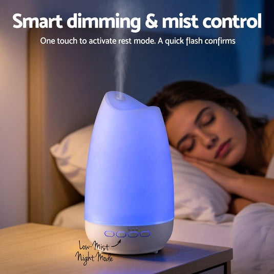 Translation missing: en.Devanti Ultrasonic Essential Oil Aroma Diffuser Aromatherapy Cool Mist Humidifier w/ LED Light 300ml