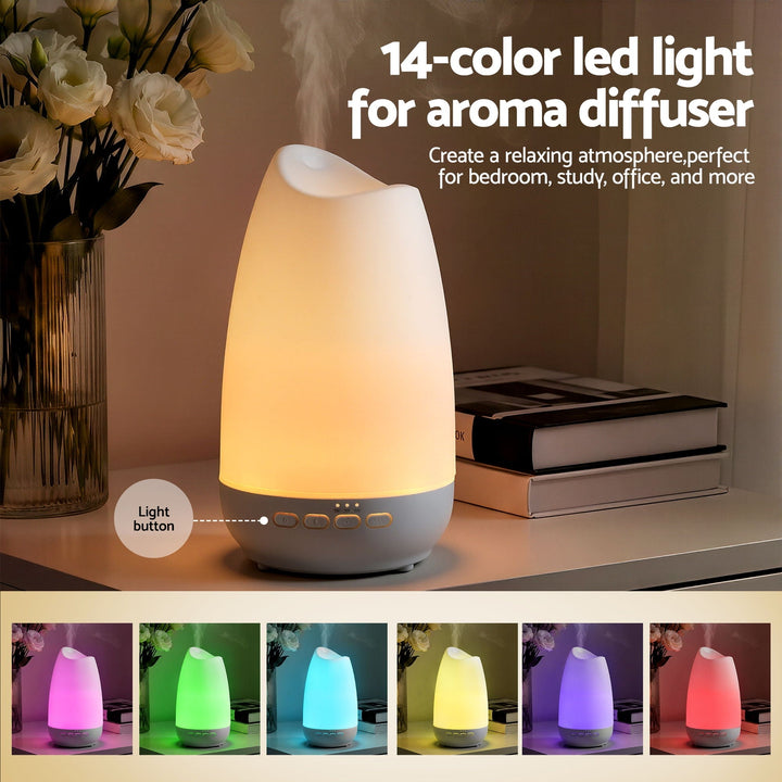 Translation missing: en.Devanti Ultrasonic Essential Oil Aroma Diffuser Aromatherapy Cool Mist Humidifier w/ LED Light 300ml