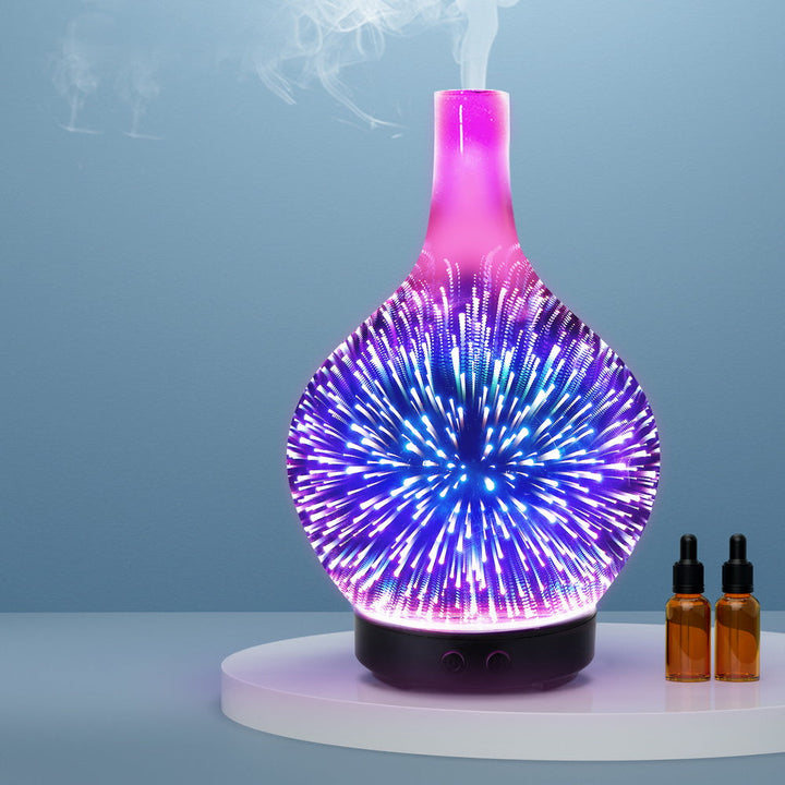 Translation missing: en.Devanti Ultrasonic Aroma Aromatherapy Diffuser 3D Light Oil Firework Humidifier