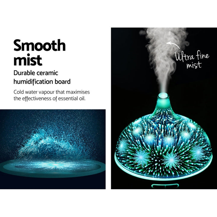 Translation missing: en.Devanti Aroma Diffuser Aromatherapy 3D Glass 400ml