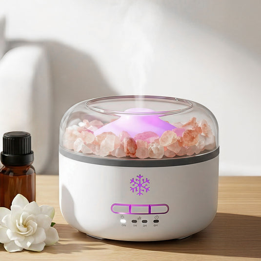 Translation missing: en.Devanti 150ml Salt Lamp Aroma Diffuser Ultrasonic Humidifier Purifier 7 LED Colors