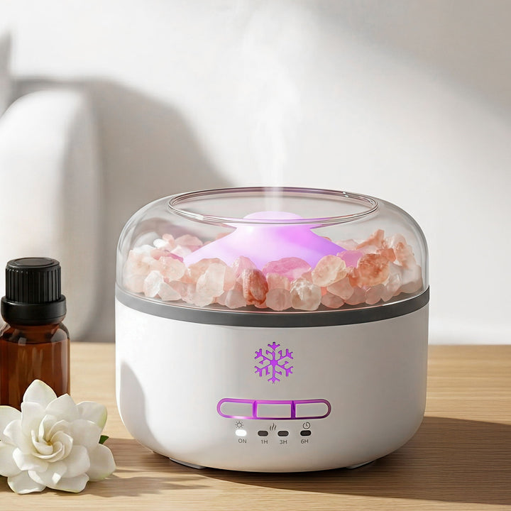 Translation missing: en.Devanti 150ml Salt Lamp Aroma Diffuser Ultrasonic Humidifier Purifier 7 LED Colors