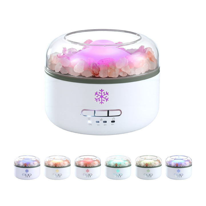 Translation missing: en.Devanti 150ml Salt Lamp Aroma Diffuser Ultrasonic Humidifier Purifier 7 LED Colors