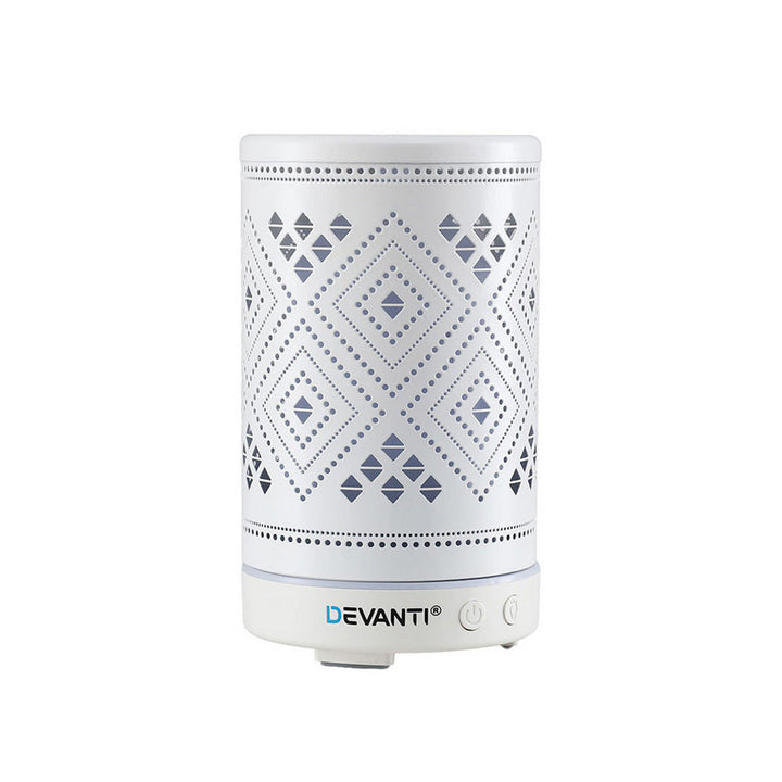 Translation missing: en.Devanti Ultrasonic Aroma Diffuser Aromatherapy 100ml LED Lights Iron Humidifier Forest