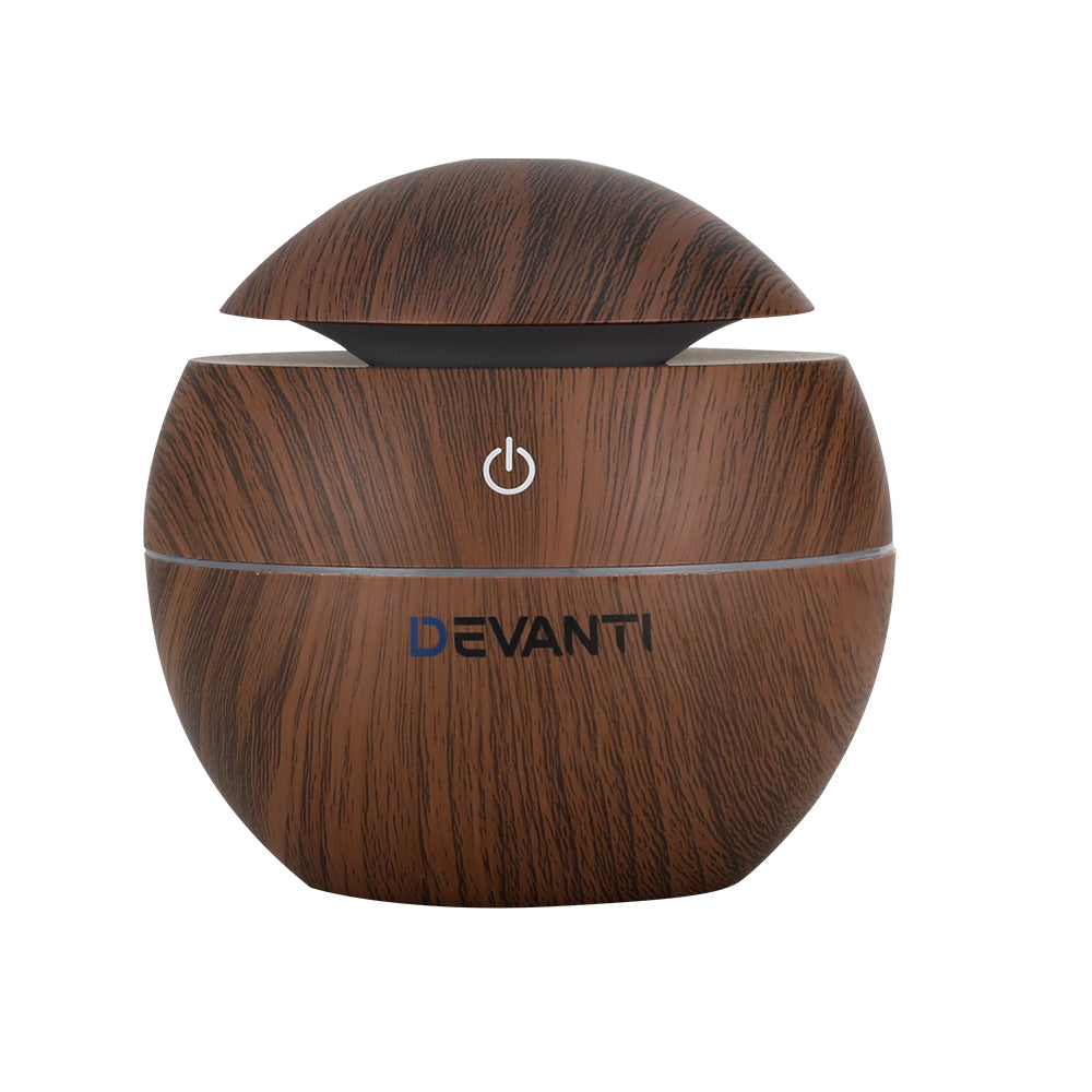 Translation missing: en.Devanti Aroma Diffuser Aromatherapy Dark Wood 130ml