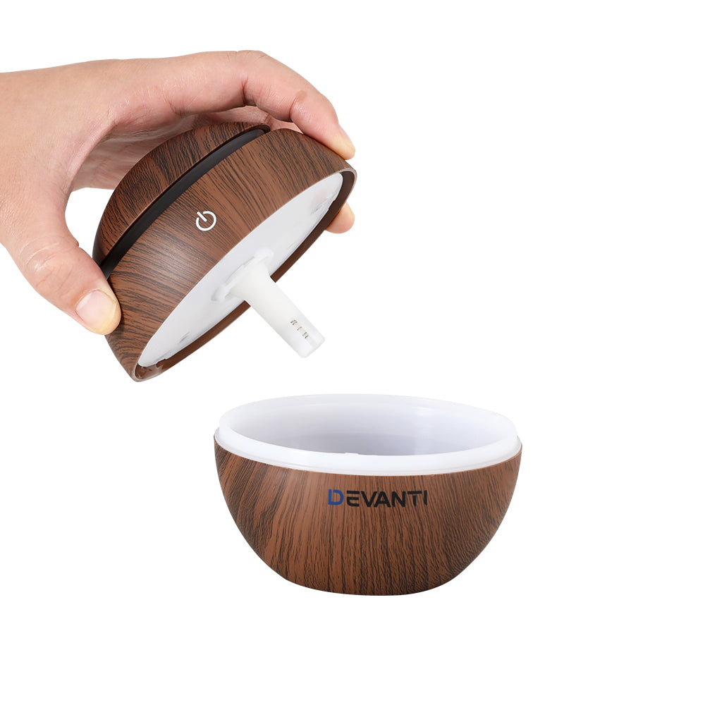 Translation missing: en.Devanti Aroma Diffuser Aromatherapy Dark Wood 130ml