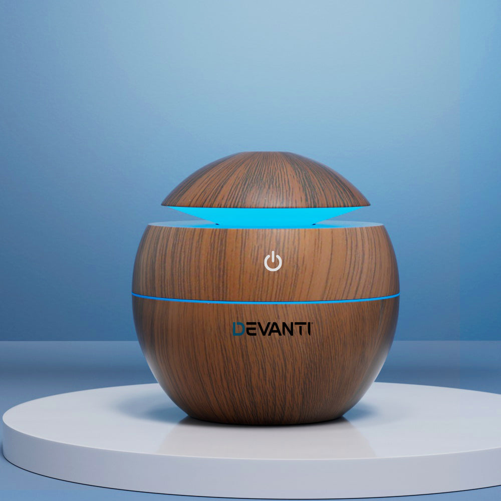 Translation missing: en.Devanti Aroma Diffuser Aromatherapy Dark Wood 130ml
