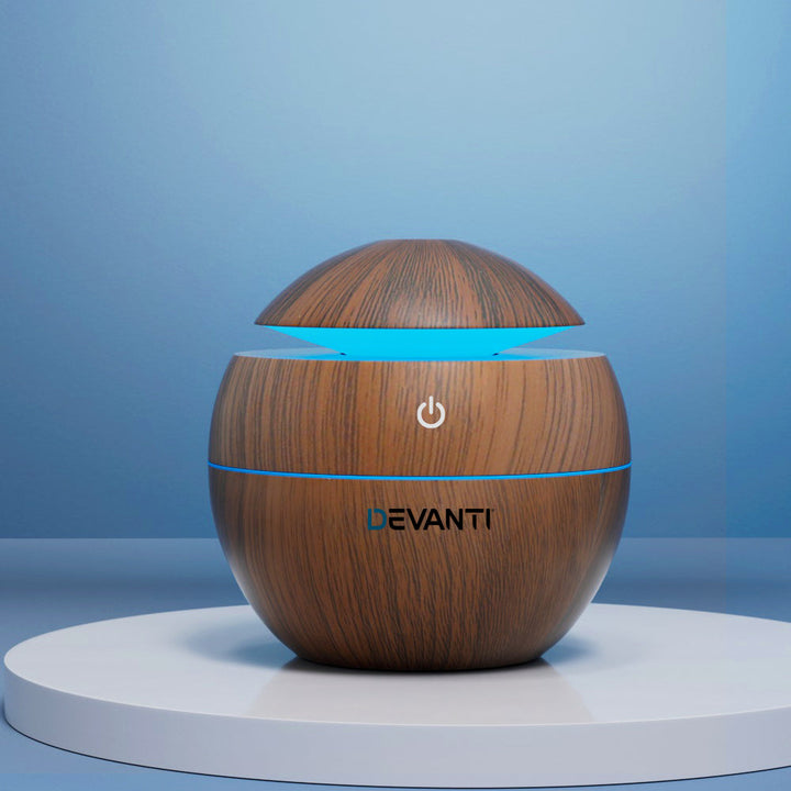 Translation missing: en.Devanti Aroma Diffuser Aromatherapy Dark Wood 130ml