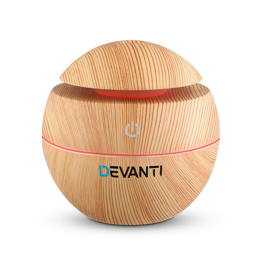 Translation missing: en.Devanti Aroma Diffuser Aromatherapy Light Wood 130ml