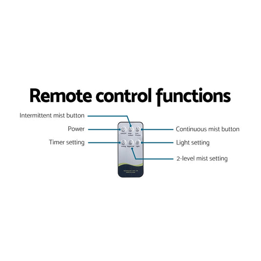 Translation missing: en.Devanti Aroma Diffuser Aromatherapy Humidifier 400ml