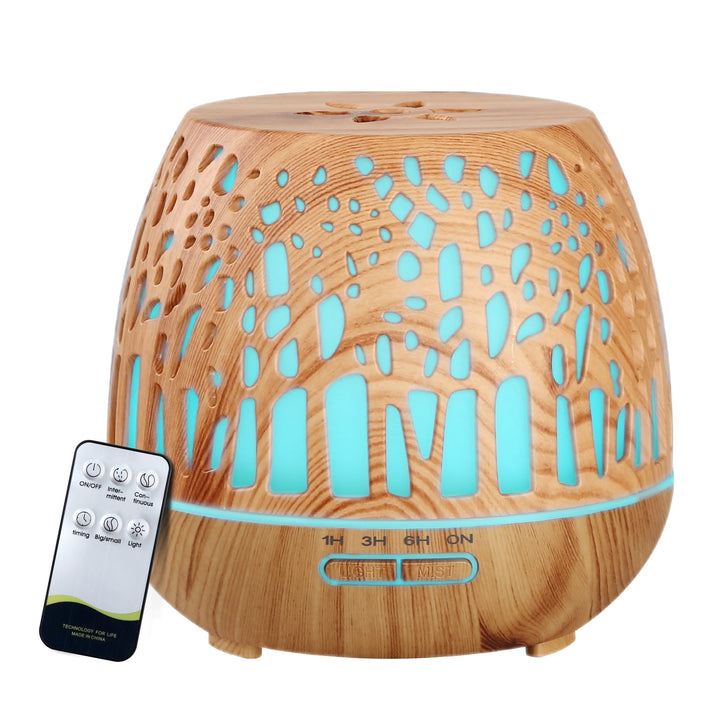 Translation missing: en.Devanti Aroma Diffuser Aromatherapy Wood Grain 400ml