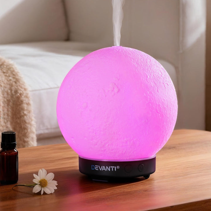 Translation missing: en.Devanti Ultrasonic Aroma Diffuser Aromatherapy Moon Lamp 100ml