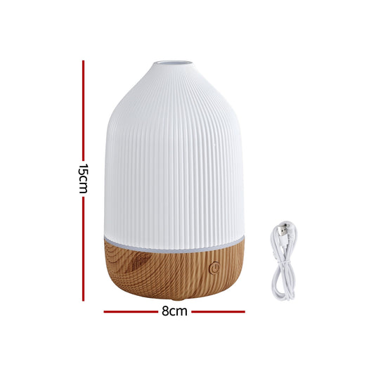 Translation missing: en.Devanti Ultrasonic Aroma Diffuser Aromatherapy 100ml LED Lights Iron Humidifier Forest