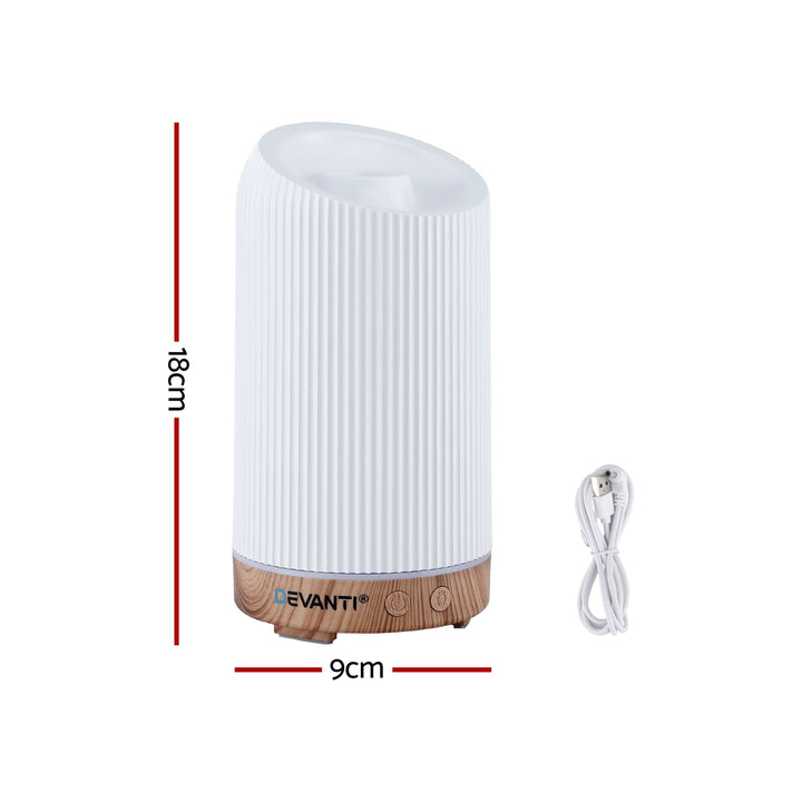 Translation missing: en.Devanti Ultrasonic Aroma Diffuser Aromatherapy 200ml LED Lights Iron Humidifier Forest