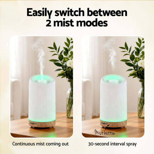 Translation missing: en.Devanti Ultrasonic Aroma Diffuser Aromatherapy 200ml LED Lights Iron Humidifier Forest