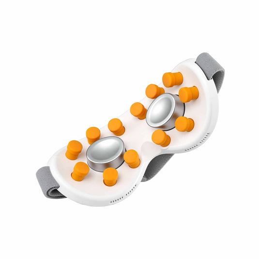 Translation missing: en.Livemor Eye Massager with Cooling &amp; Heating | Dual Hot Cold Compress Goggles with 12 Vibrating Nodes for Migraine Relief | Wireless Bluetooth Eye Mask with 10Min Timer &amp; 2400mAh Battery, White