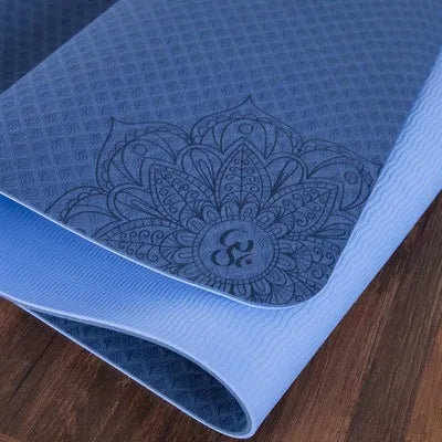 Translation missing: en.TPE Yoga Mat – 6mm Non-Slip Yoga and Fitness Mat.  Available in 6 colours