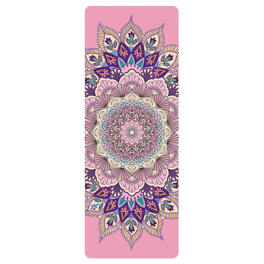 Translation missing: en.Printed Suede Yoga Mat 1.5mm – Non-Slip, Moisture-Absorbing, Lightweight. 12 Designs available