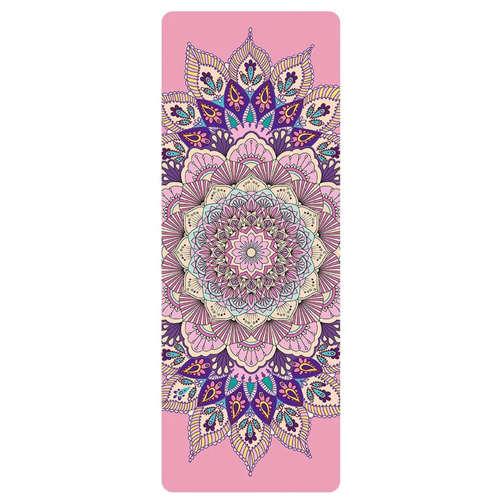 Translation missing: en.Printed Suede Yoga Mat 1.5mm – Non-Slip, Moisture-Absorbing, Lightweight. 12 Designs available