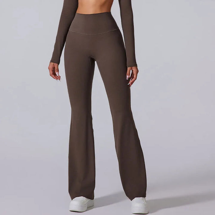 Translation missing: en.Yoga Pants Flared – Soft, Sculpting High-Waist Pants for Yoga, Pilates &amp; Everyday Flow. - 6 Colours Available