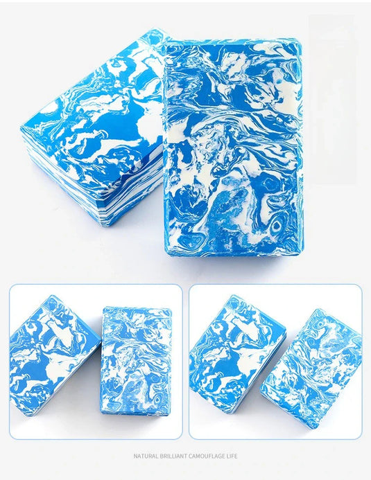 Translation missing: en.Essential Yoga Block – Supportive Pilates Brick for Yoga, Stretching &amp; Mindful Movement. Available in 4 Marbled colours