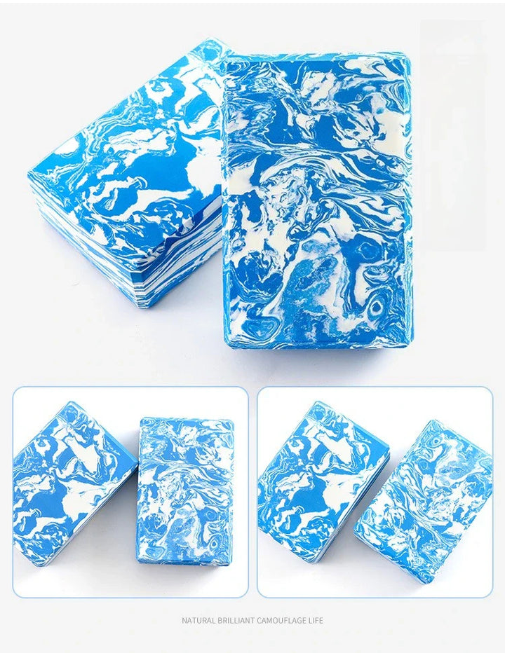 Translation missing: en.Essential Yoga Block – Supportive Pilates Brick for Yoga, Stretching &amp; Mindful Movement. Available in 4 Marbled colours