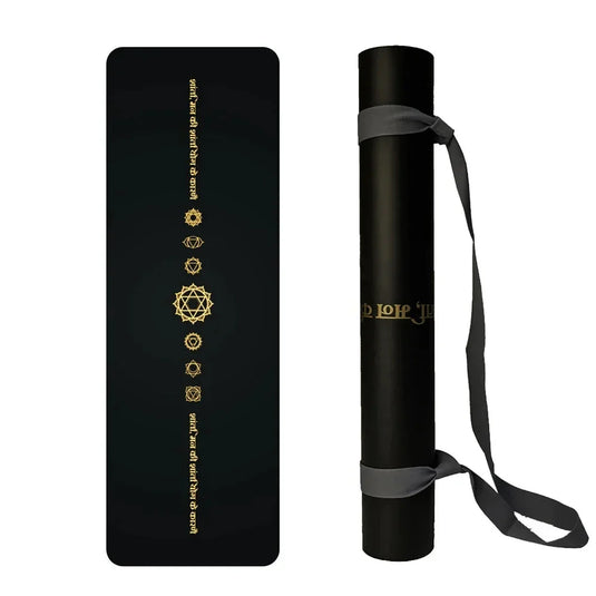 Translation missing: en.Mandala Flow Yoga Mat – 5mm Non-Slip, Extra-Wide Natural Rubber Mat with Alignment Support. Available in 3 Designs. Limited Stock