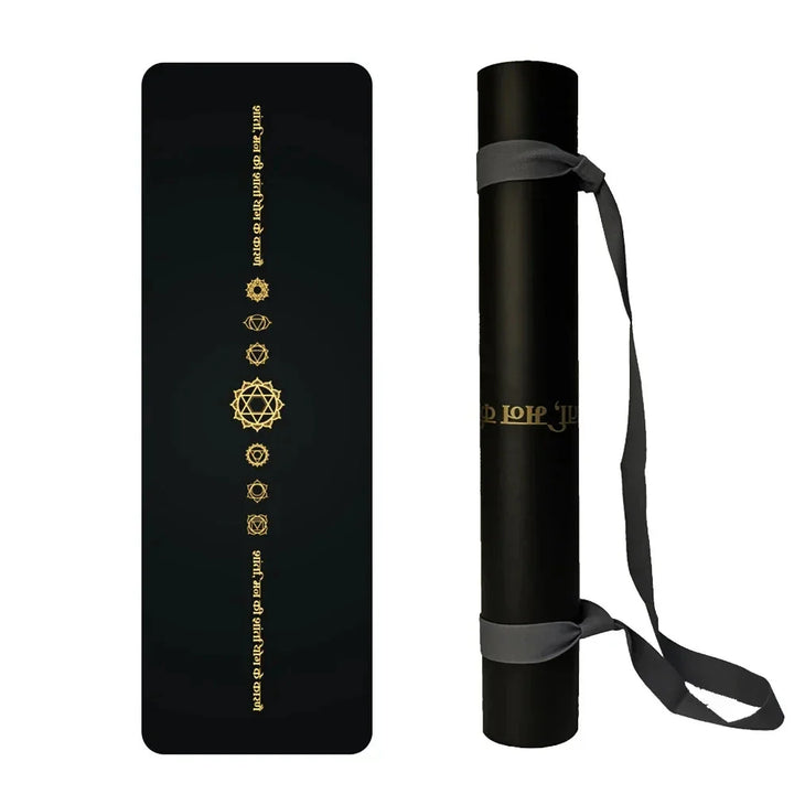 Translation missing: en.Mandala Flow Yoga Mat – 5mm Non-Slip, Extra-Wide Natural Rubber Mat with Alignment Support. Available in 3 Designs. Limited Stock