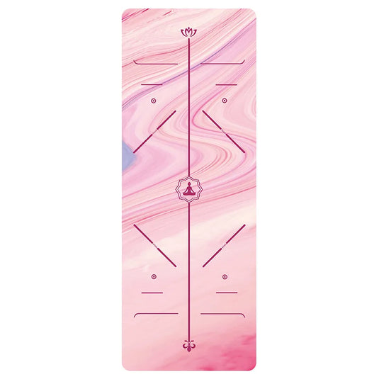Translation missing: en.Printed Suede Yoga Mat 1.5mm – Non-Slip, Moisture-Absorbing, Lightweight. 12 Designs available