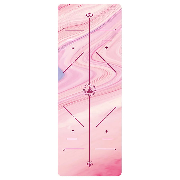 Translation missing: en.Printed Suede Yoga Mat 1.5mm – Non-Slip, Moisture-Absorbing, Lightweight. 12 Designs available