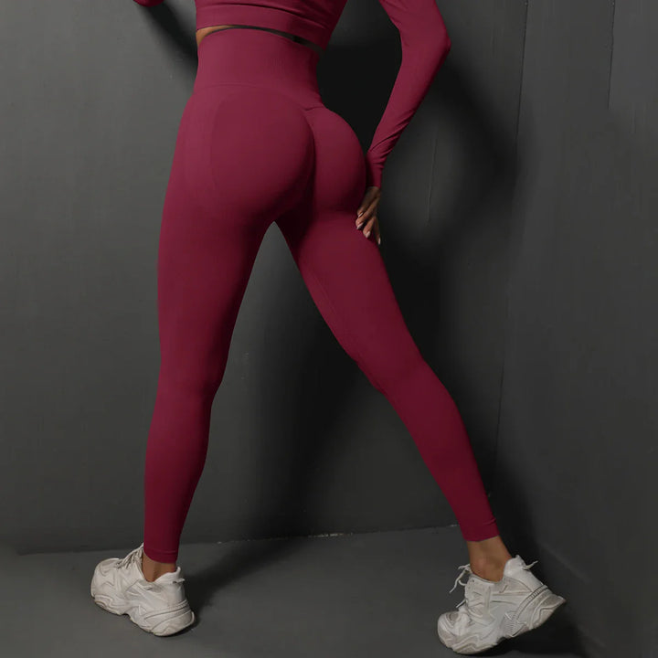 Translation missing: en.High-Waisted Butt-Lifting Seamless Yoga Leggings for Women - # 20 Colours Available