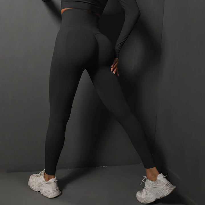 Translation missing: en.High-Waisted Butt-Lifting Seamless Yoga Leggings for Women - # 20 Colours Available