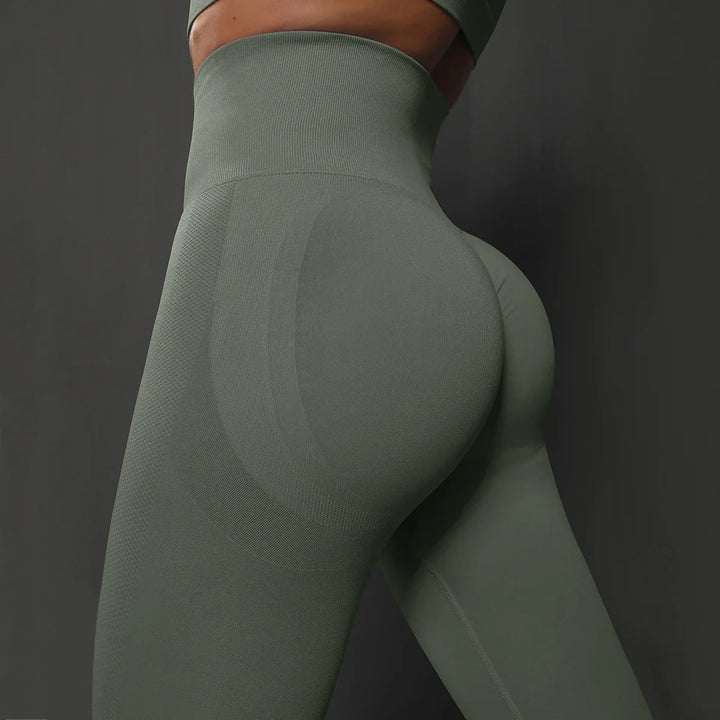 Translation missing: en.High-Waisted Butt-Lifting Seamless Yoga Leggings for Women - # 20 Colours Available