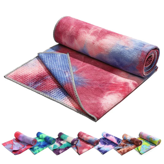 Translation missing: en.Essential Yoga Towel – Non-Slip, Quick-Drying Microfibre Towel for Yoga &amp; Pilates. 183cm x 63cm. Available in 8 eye-catching colours