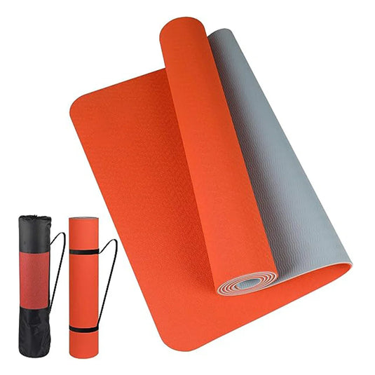 Translation missing: en.Eco-Friendly 6mm TPE Yoga Mat – Dual Colour, Non-Slip Yoga and Pilates Mat 180 x 57cm.  Available in 7 colours