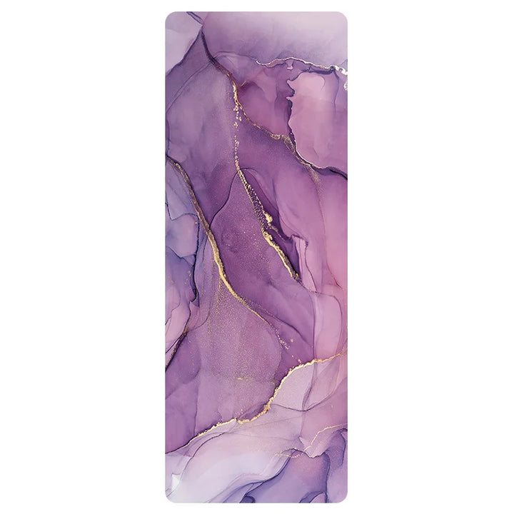 Translation missing: en.Printed Suede Yoga Mat 1.5mm – Non-Slip, Moisture-Absorbing, Lightweight. 12 Designs available