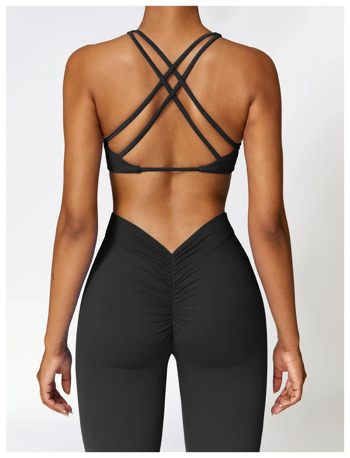 Translation missing: en.Flared Yoga Pants - High – V-Shaped Waist, Scrunch Butt, Wide Leg for Yoga, Pilates &amp; Everyday Wear - 4 Colours Available