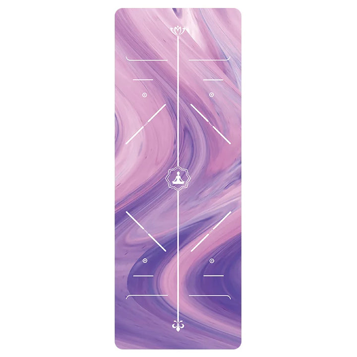 Translation missing: en.Printed Suede Yoga Mat 1.5mm – Non-Slip, Moisture-Absorbing, Lightweight. 12 Designs available