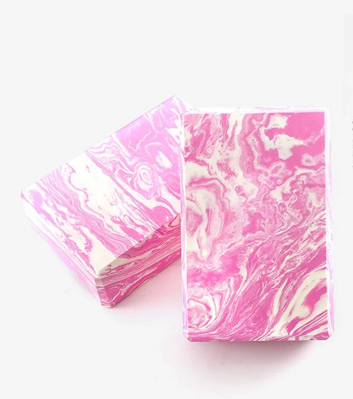 Translation missing: en.Essential Yoga Block – Supportive Pilates Brick for Yoga, Stretching &amp; Mindful Movement. Available in 4 Marbled colours