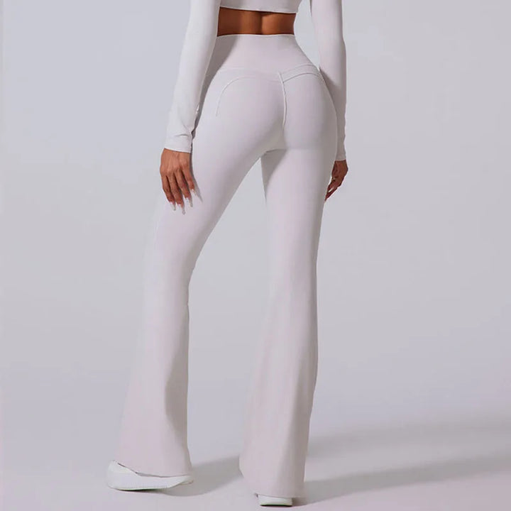 Translation missing: en.Yoga Pants Flared – Soft, Sculpting High-Waist Pants for Yoga, Pilates &amp; Everyday Flow. - 6 Colours Available