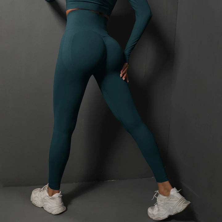 Translation missing: en.High-Waisted Butt-Lifting Seamless Yoga Leggings for Women - # 20 Colours Available