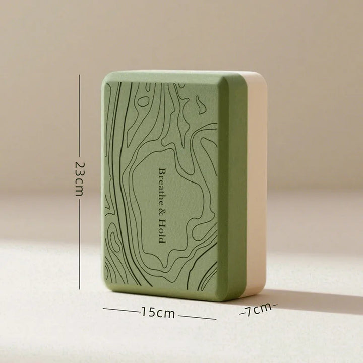 Translation missing: en.Grounding Yoga Block – Soft Support for Stability, Flexibility &amp; Deeper Stretching. Available in 5 colours