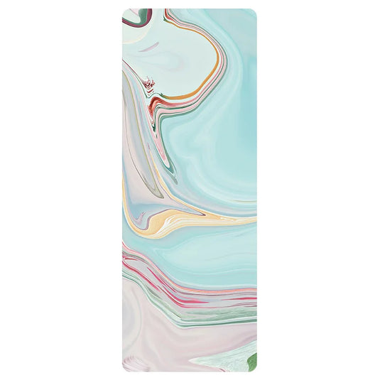 Translation missing: en.Printed Suede Yoga Mat 1.5mm – Non-Slip, Moisture-Absorbing, Lightweight. 12 Designs available